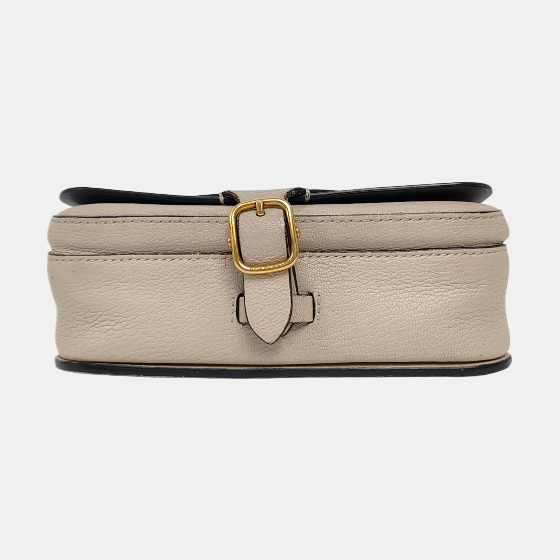Square Stone Calfskin Beige