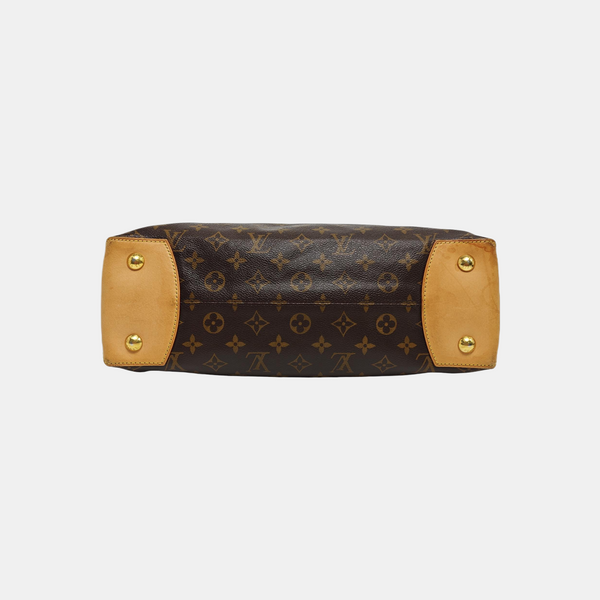 WILSHIRE MM Monogram Coated Canvas Brown