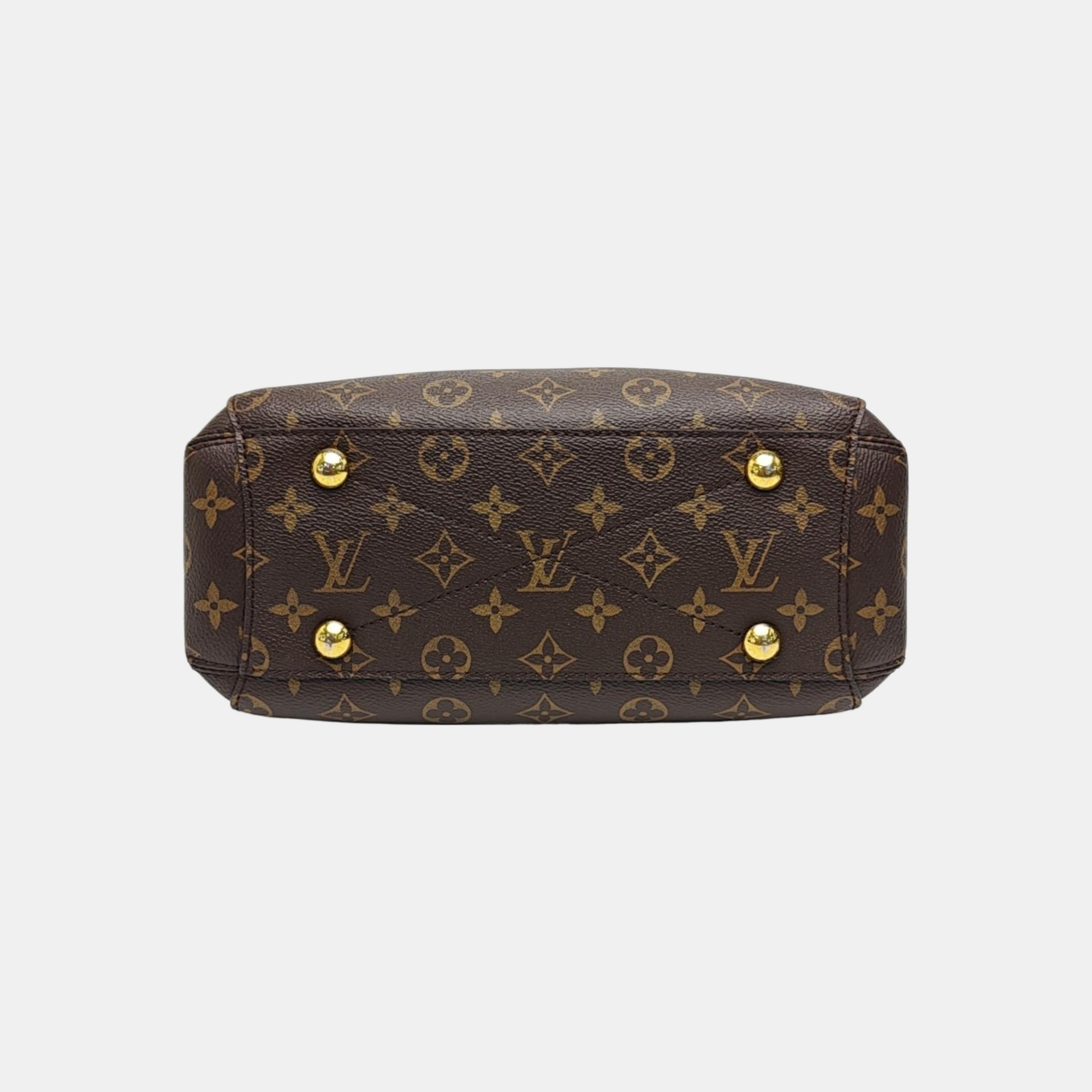 MONTAIGNE BB Monogram Coated Canvas Brown