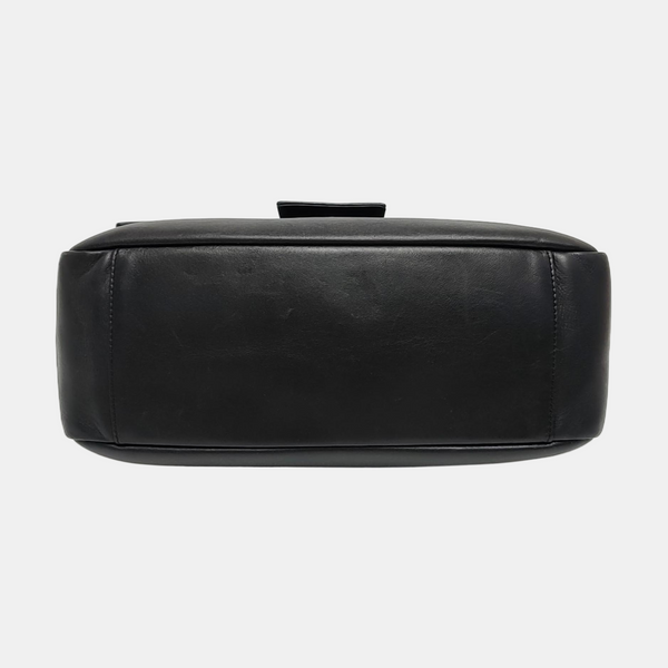 Calfskin Shoulder Bag Black