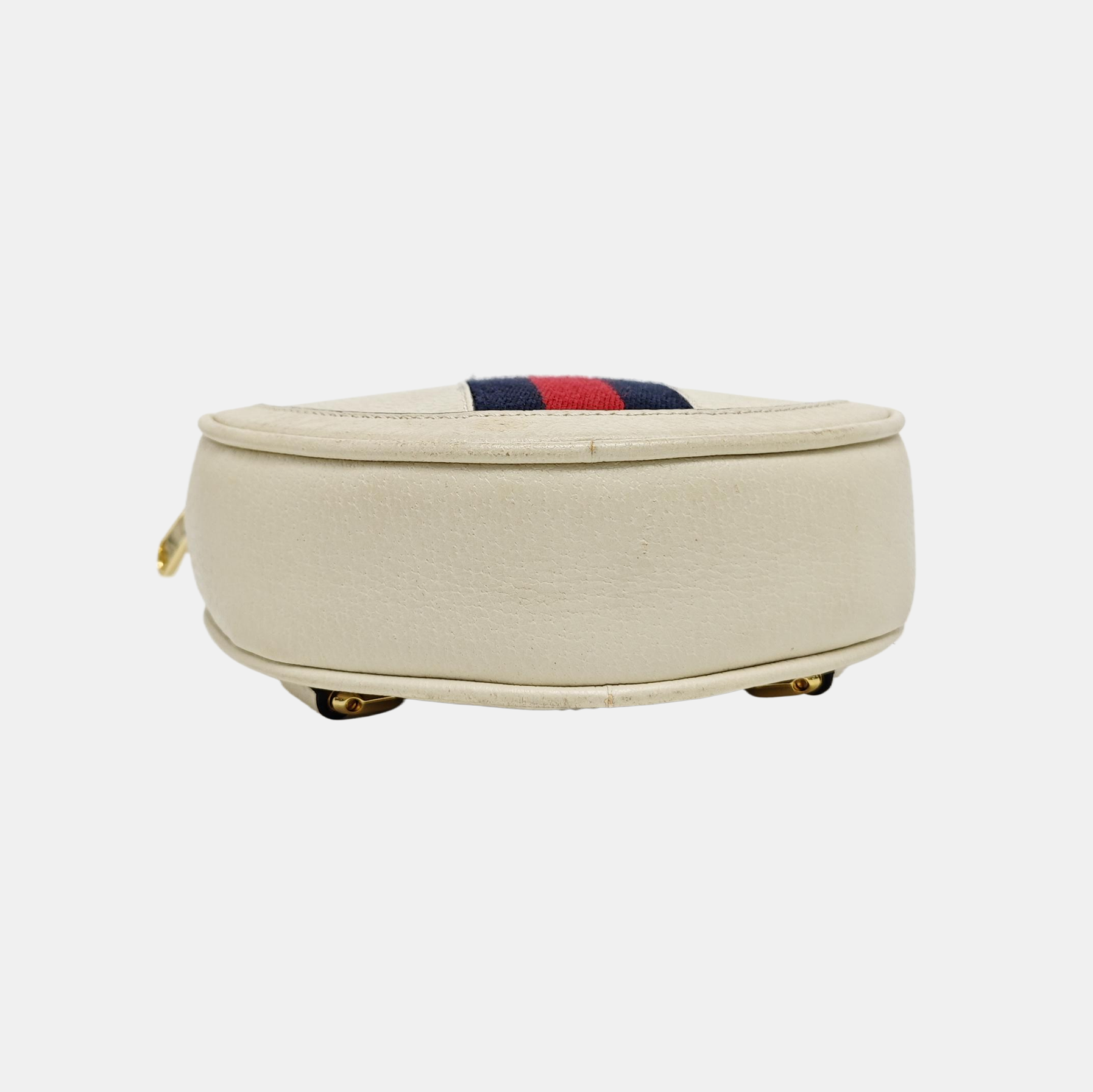 Authenticated pre-owned  Ophidia Mini Calfskin White - Backpack at Looply