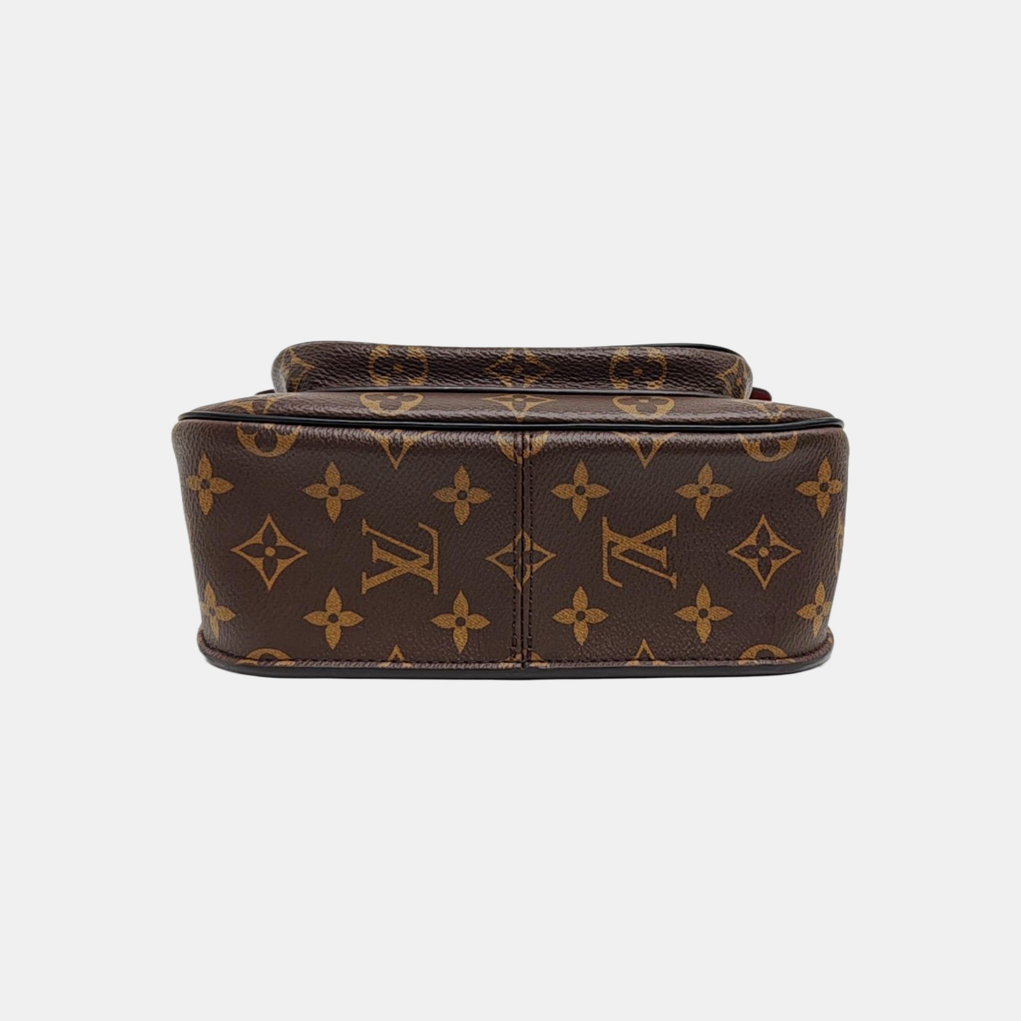 PASSY Monogram Coated Canvas Brown