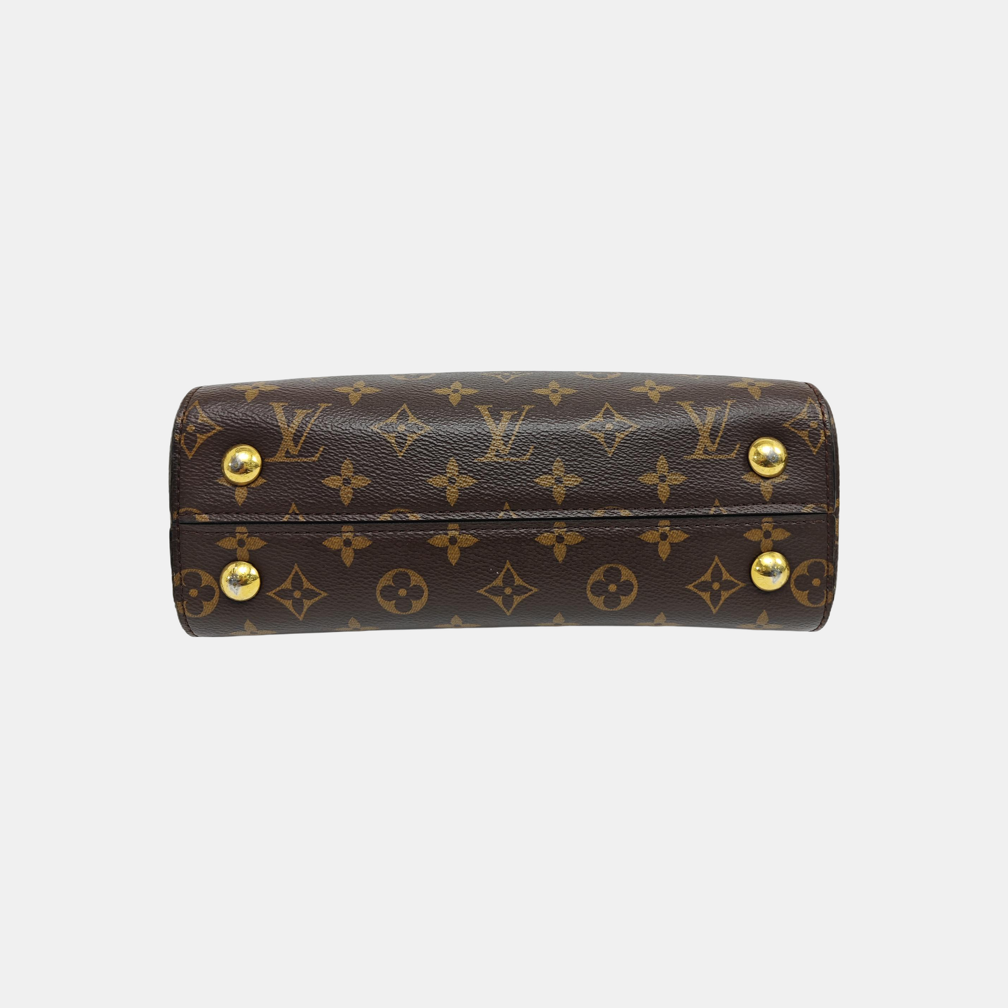 CLUNY PM Monogram Coated Canvas Brown