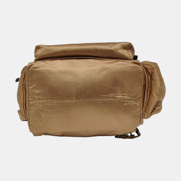 The Rucksack Medium Nylon Gold
