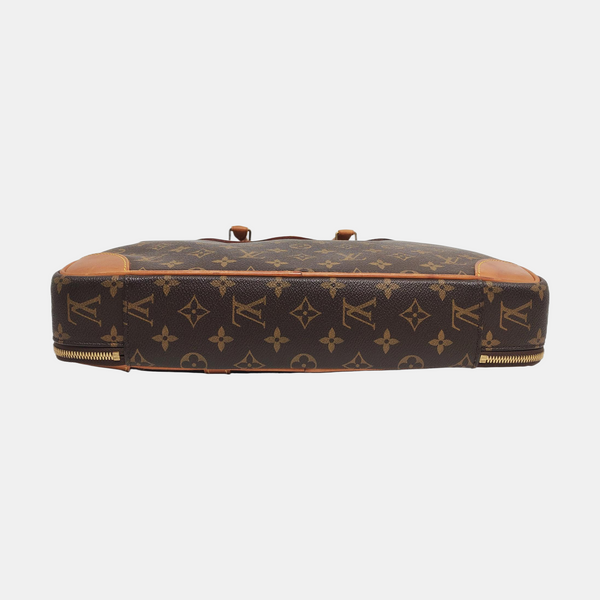PORTE-DOCUMENTS Monogram Coated Canvas Brown