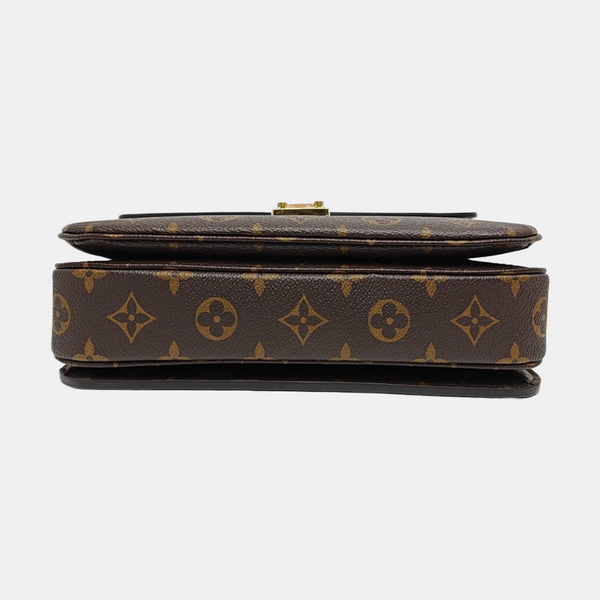 MÉTIS MM Monogram Coated Canvas Brown