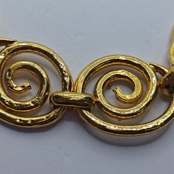 Pulsera de oro de metal