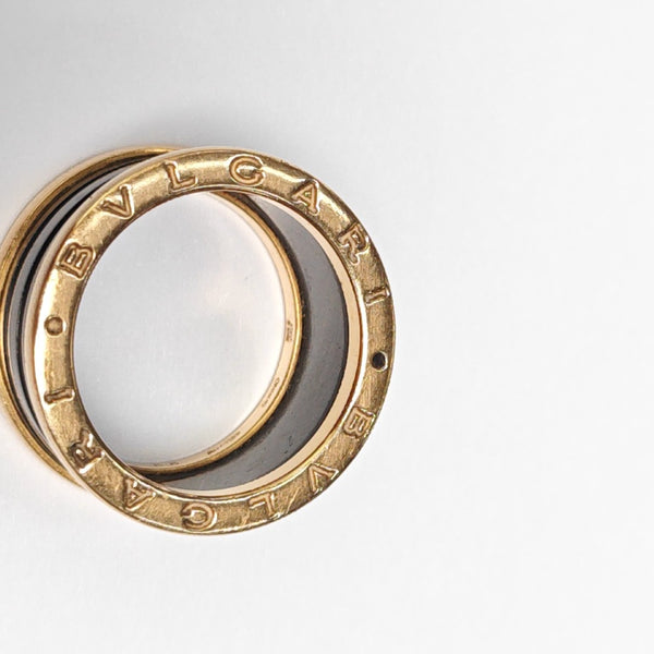 B.ZERO1 18k Rose Gold Ring EU 56