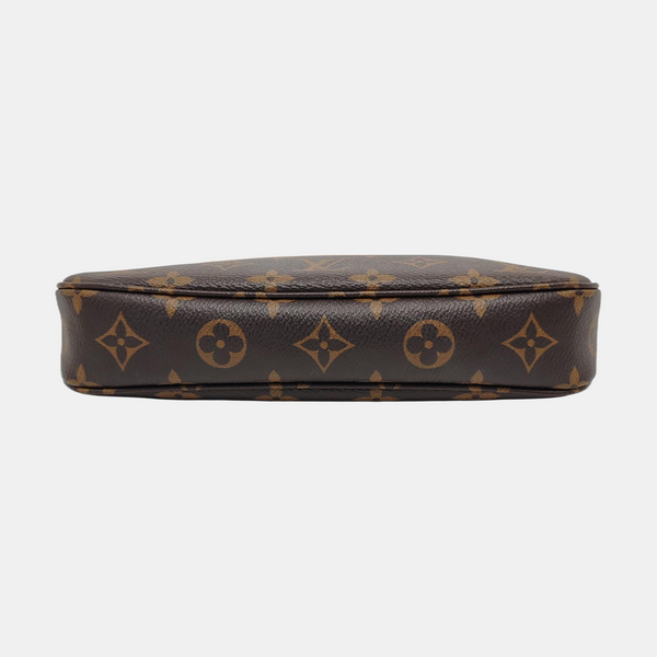 ACCESSOIRES GM Monogram Coated Canvas Brown
