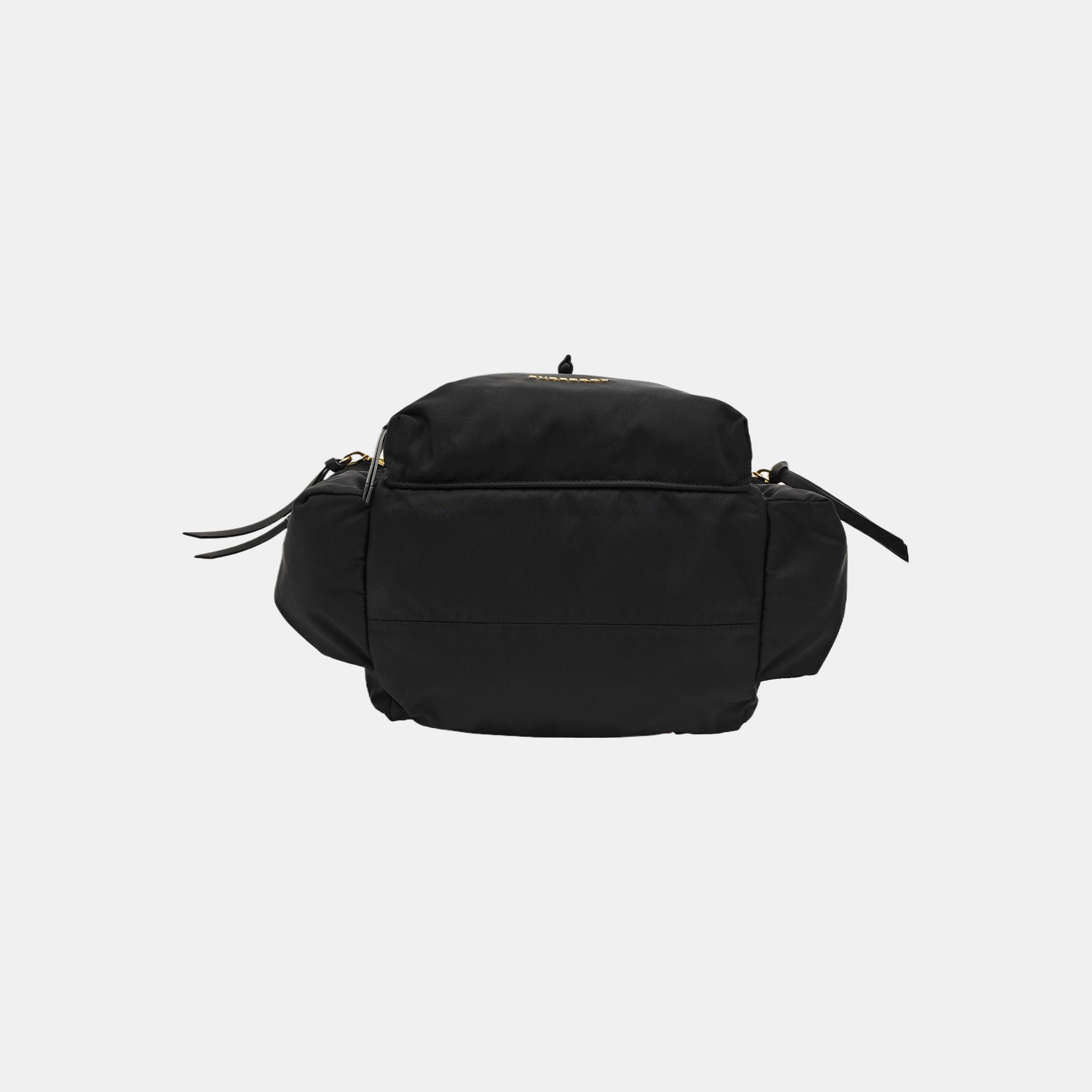 The Rucksack Medium Nylon Black