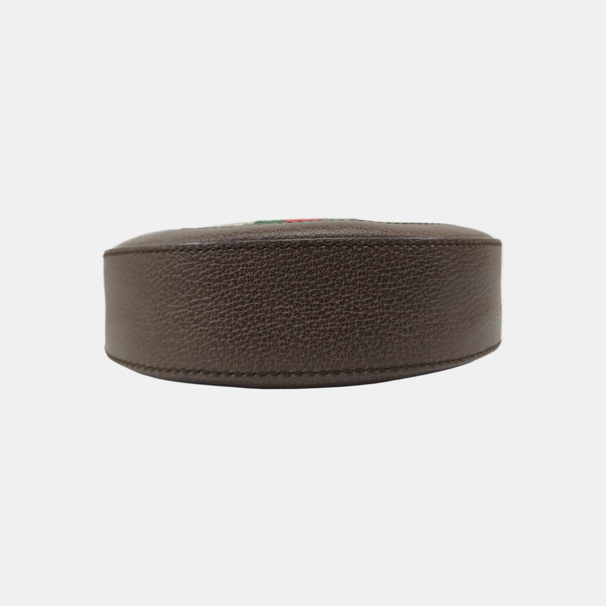 Ophidia Mini Monogram Coated Canvas Beige