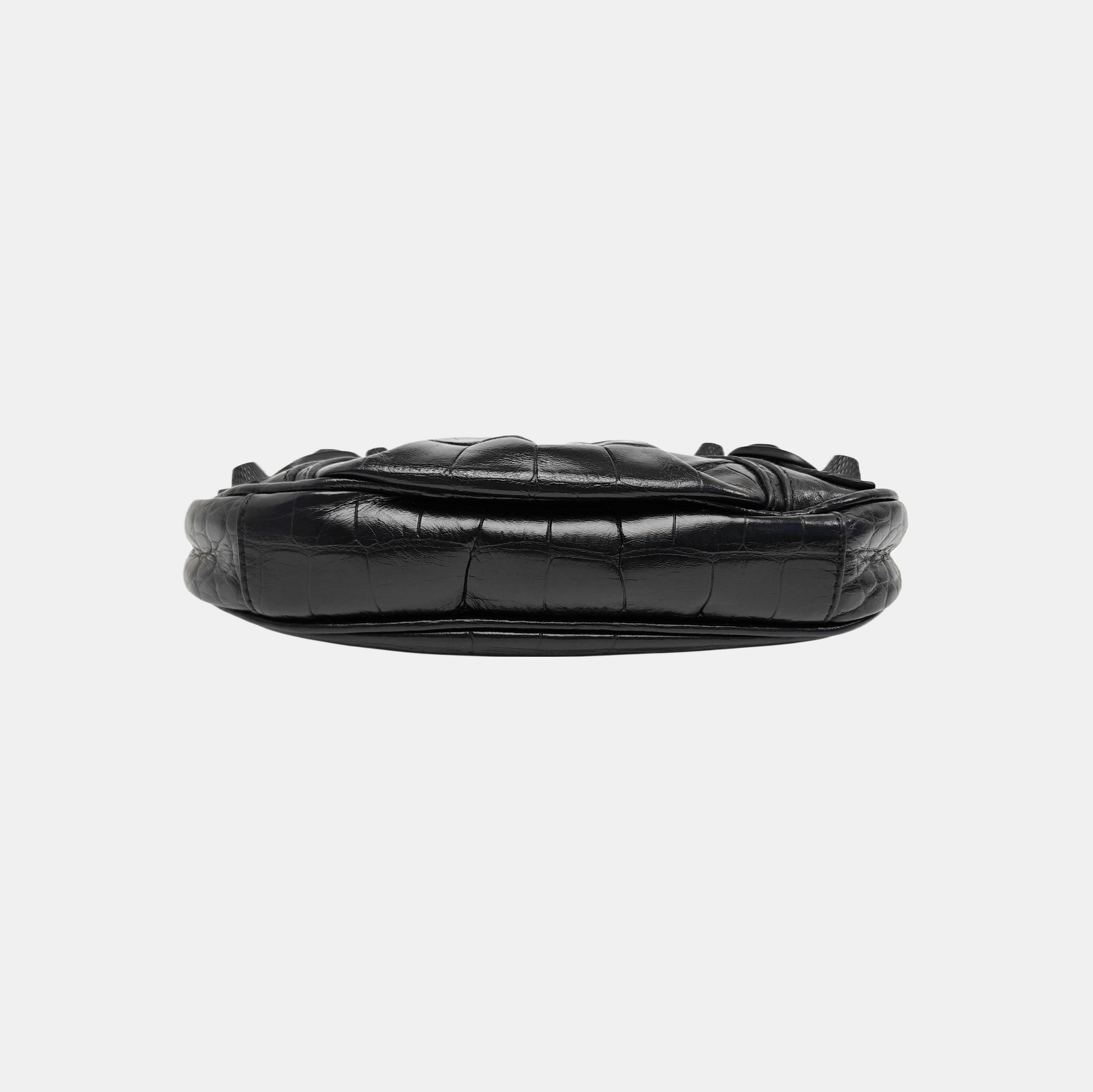 Le Cagole Mini Calfskin Black
