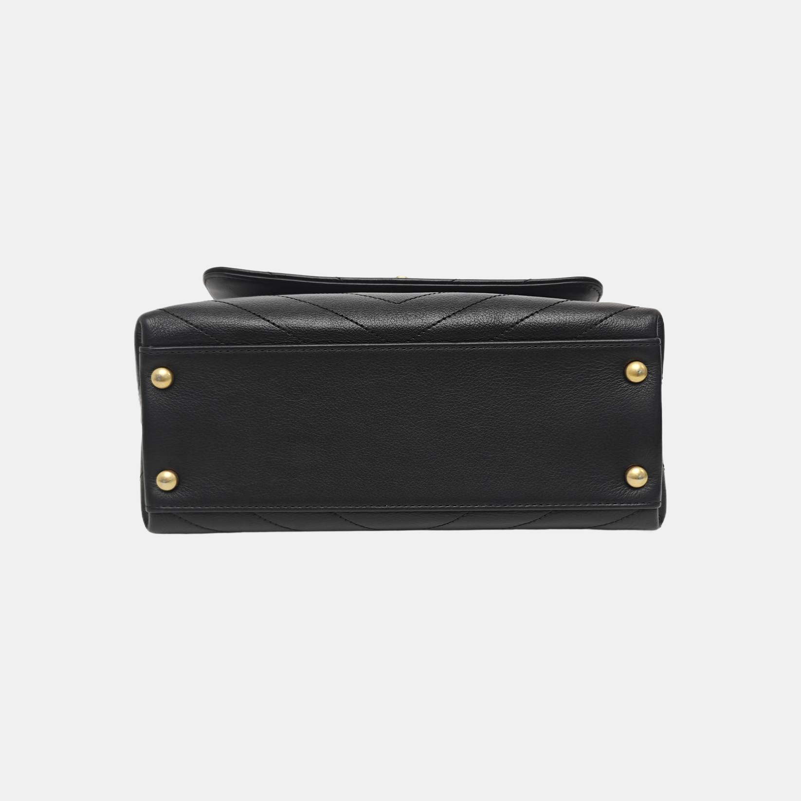 Quilted Calfskin Shoulder Bag Black