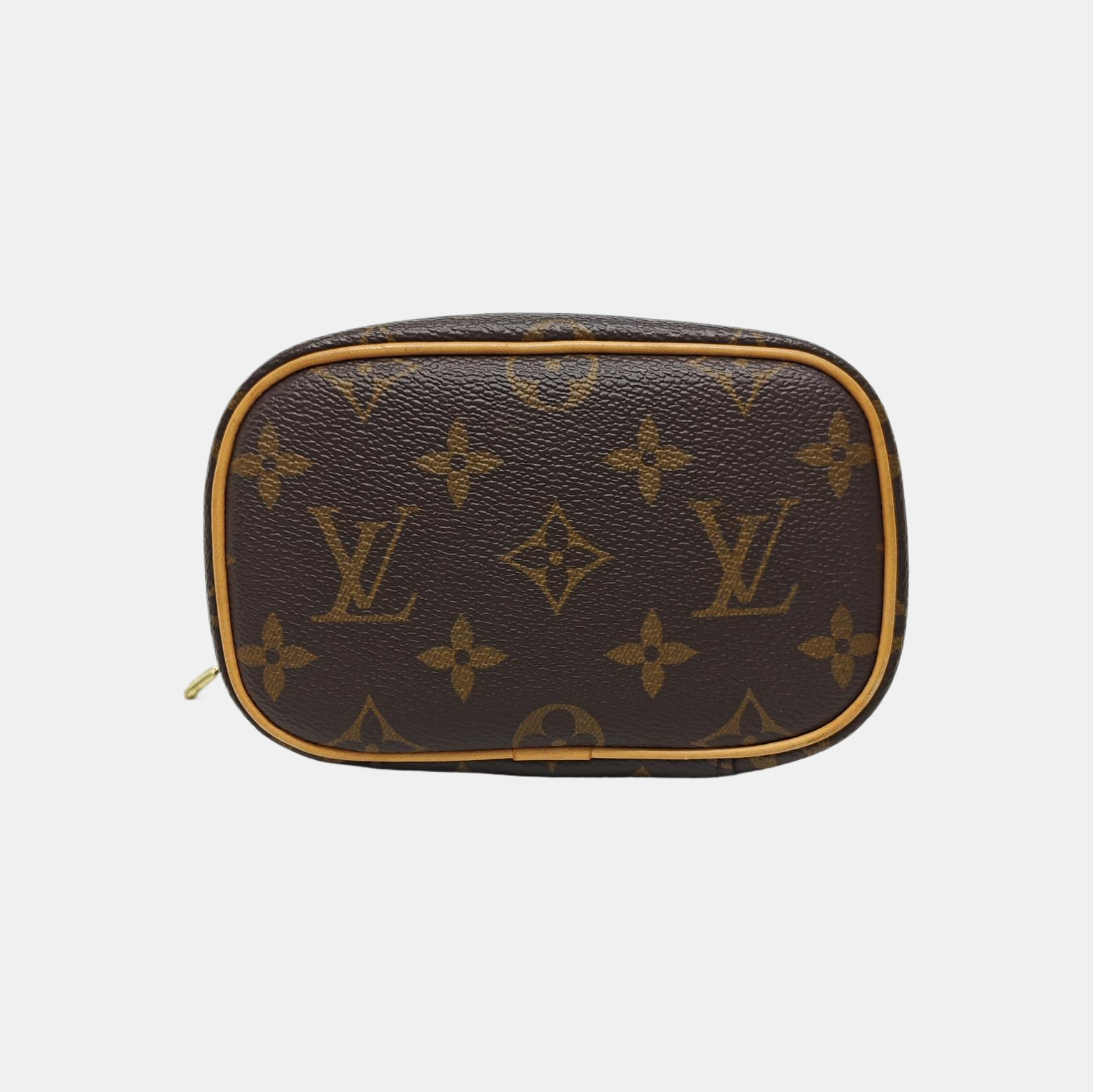 NICE Super Mini Monogram Coated Canvas Brown