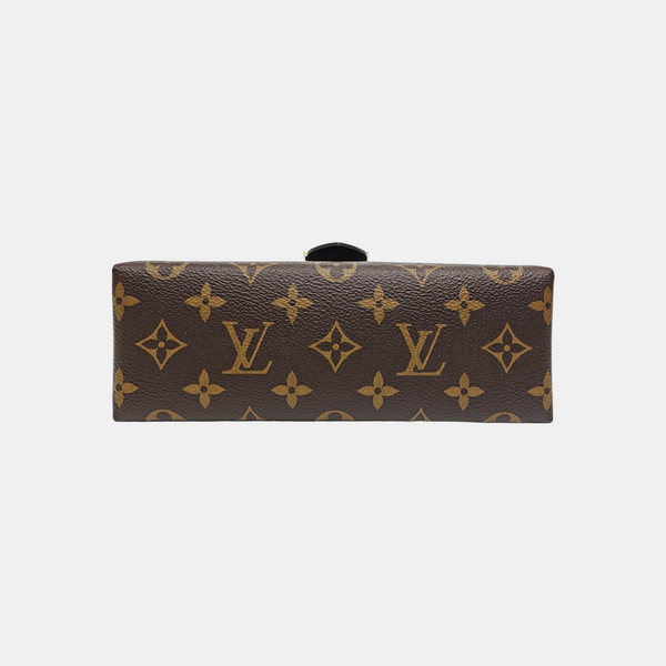 LOCKY BB Monogram Coated Canvas Brown