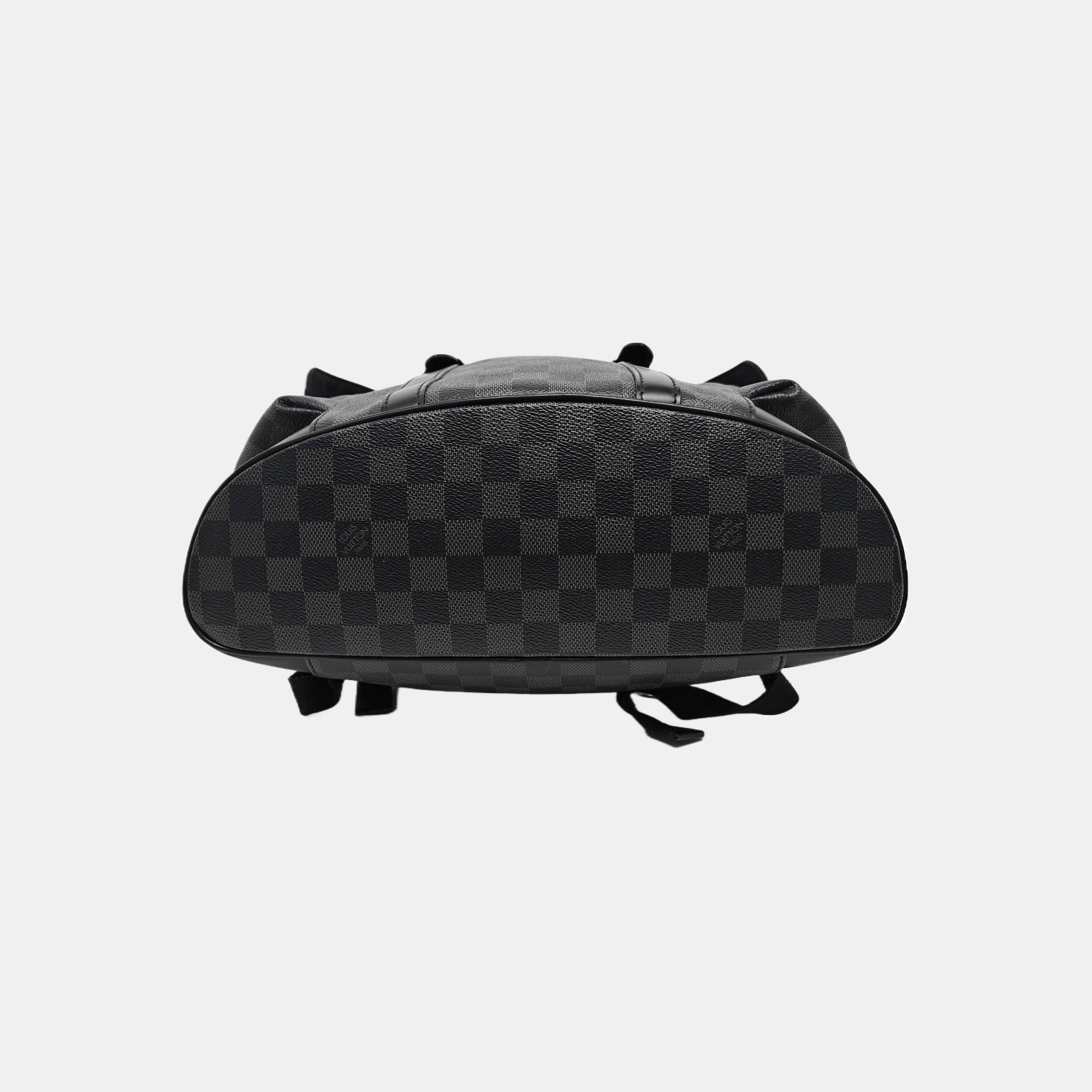 CHRISTOPHER MM Damier Graphite Coated Canvas Gray