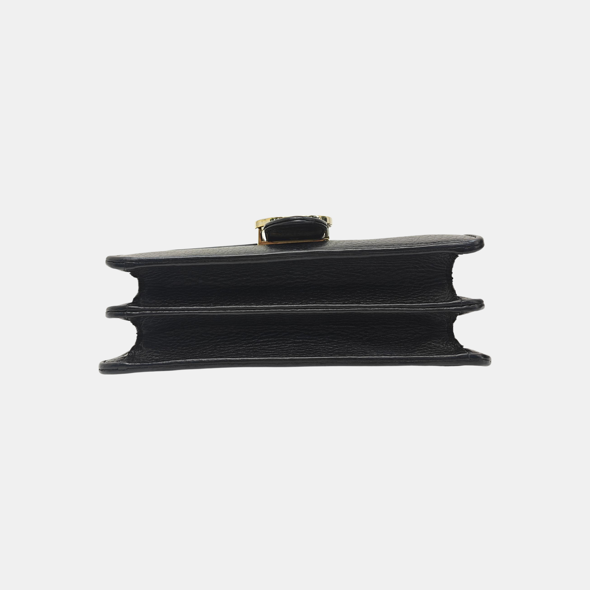 Interlocking G Small Calfskin Black