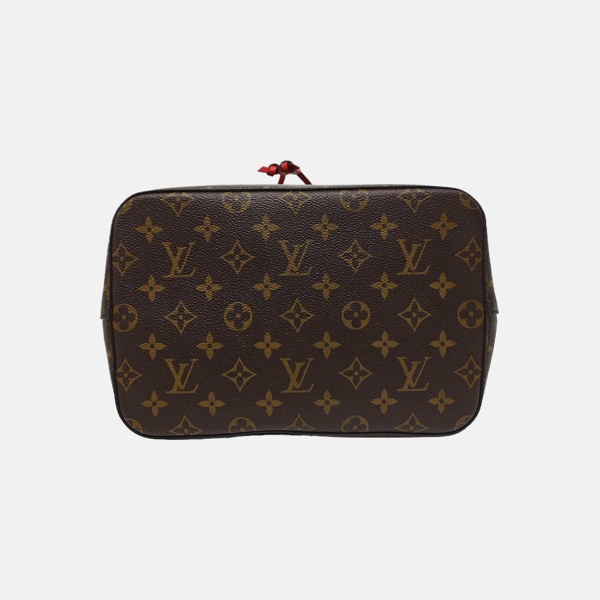 NÉONOÉ MM Monogram Coated Canvas Brown