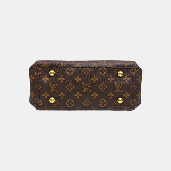 MONTAIGNE Monogram Coated Canvas Brown