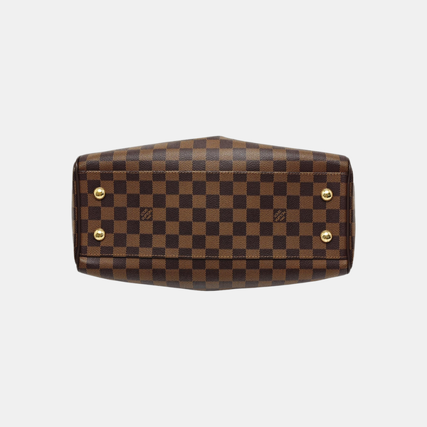 TREVI PM Damier Ebene Coated Canvas Brown