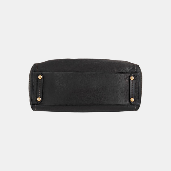 Calfskin Shoulder Bag Black