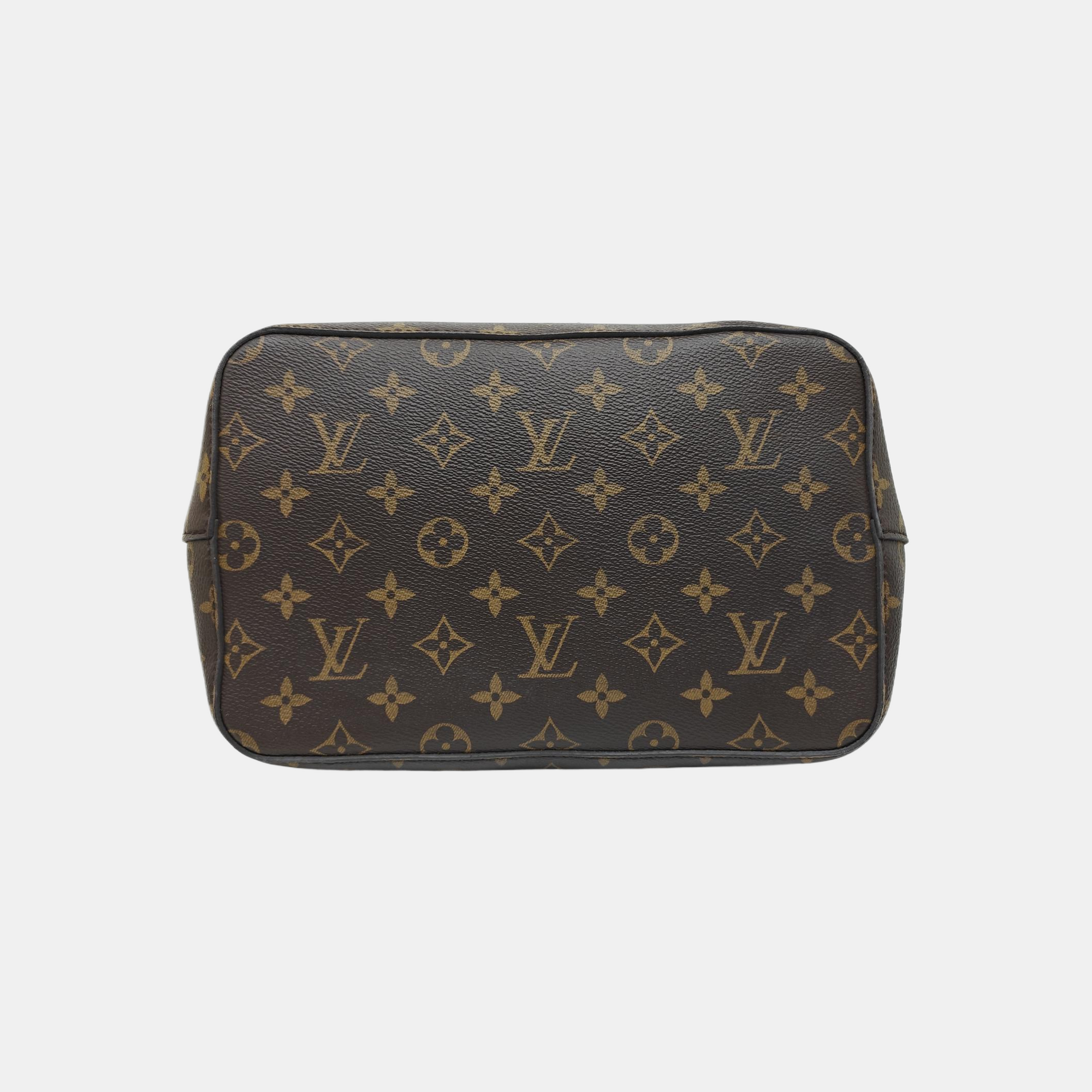 NÉONOÉ MM Monogram Coated Canvas Brown