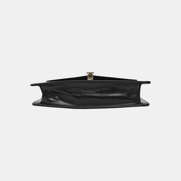 Calfskin Shoulder Bag Black