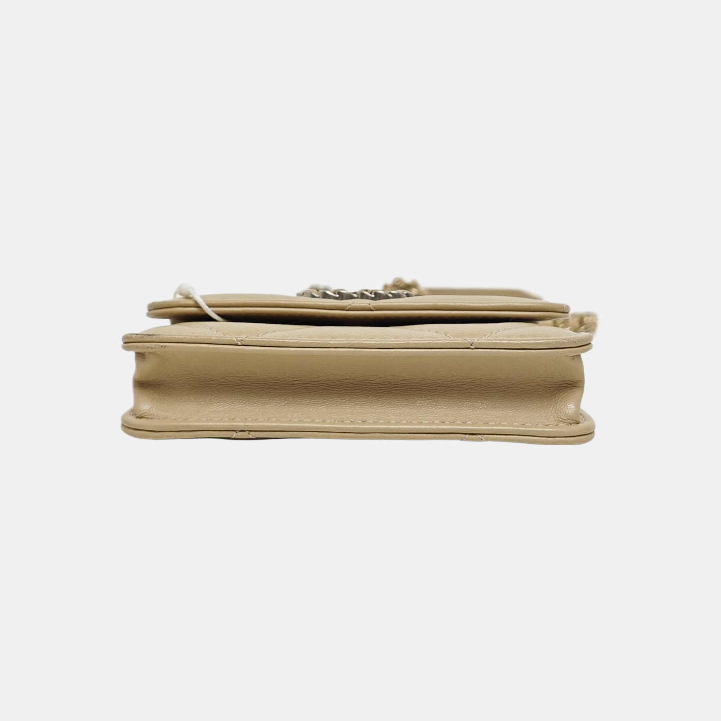 Authenticated pre-owned  CHANEL 19 Quilted Lambskin Beige - Shoulder Bag at Looply