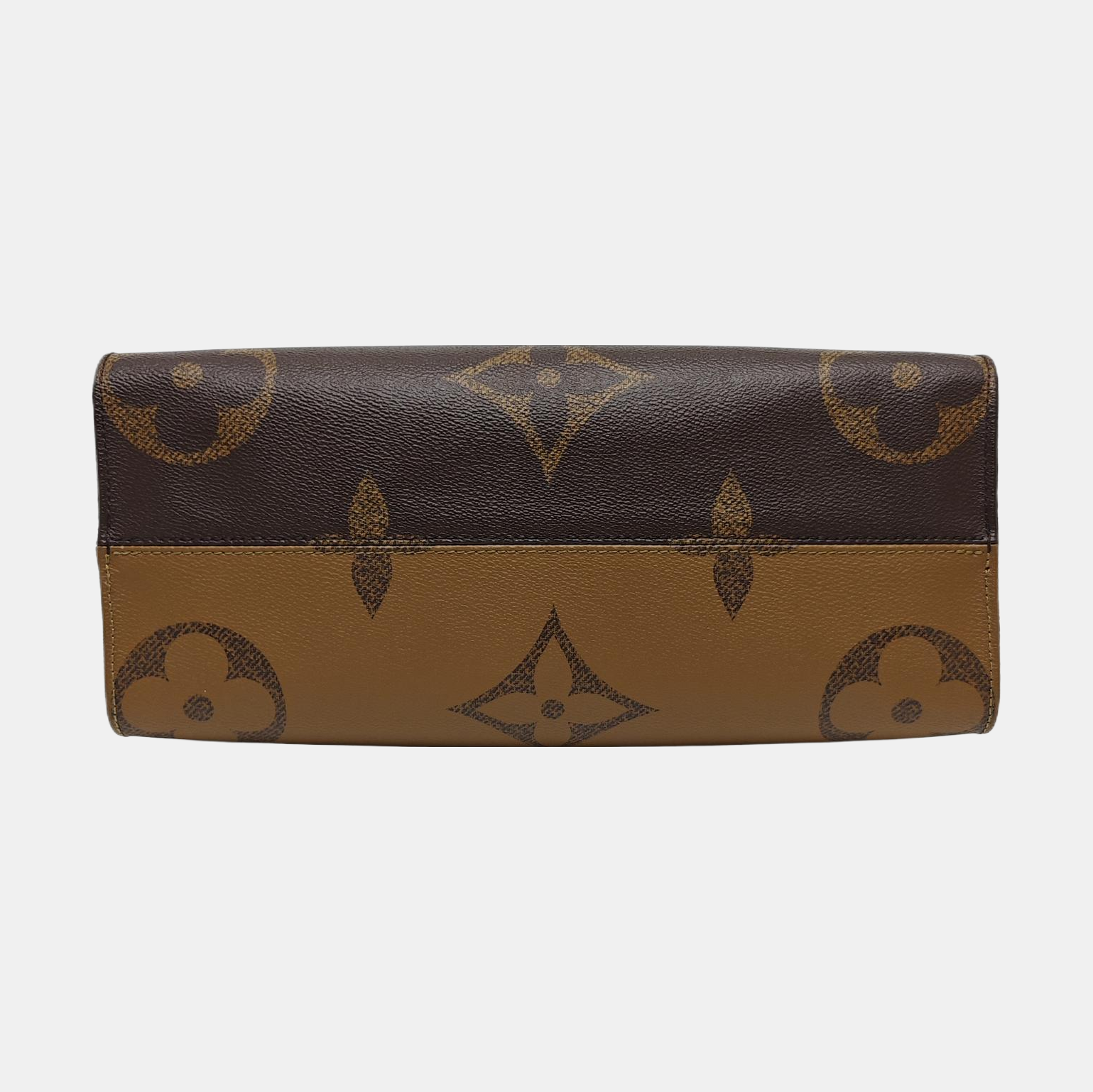Authenticated pre-owned  ONTHEGO MM Monogram Coated Canvas Brown - Tote Bag at Looply