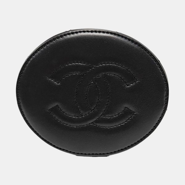 Authenticated pre-owned  VANITY CASE Small Quilted Lambskin Black - Crossbody Bag at Looply
