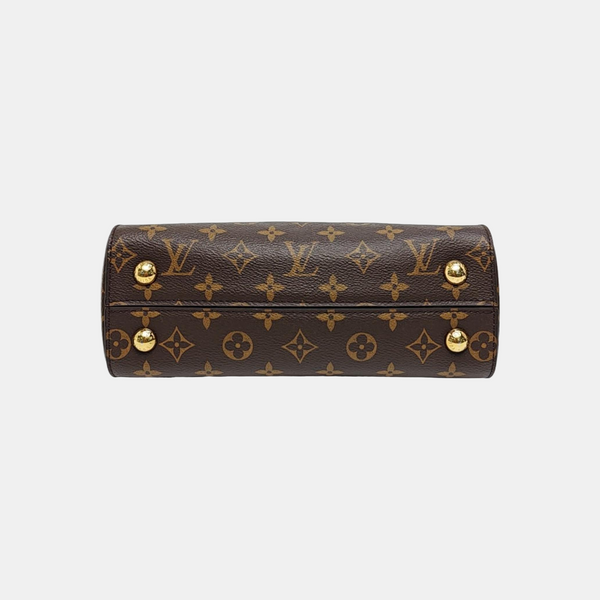 CLUNY PM Monogram Coated Canvas Brown