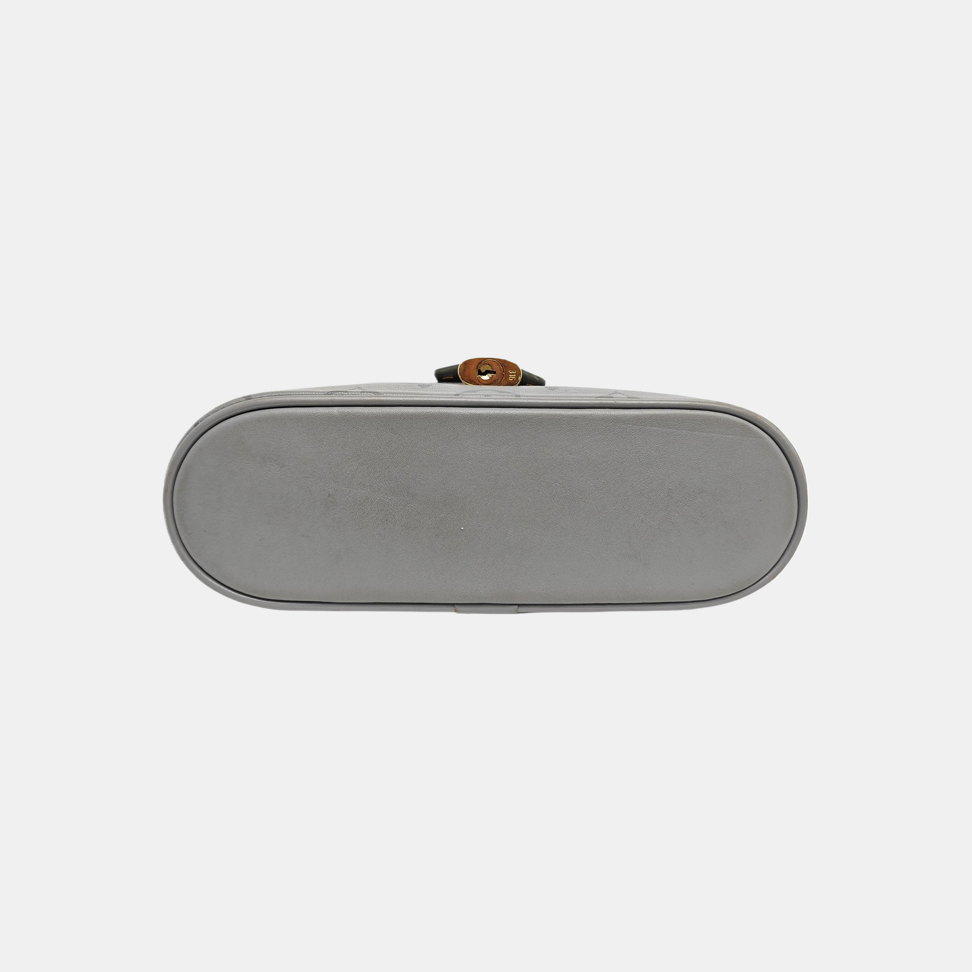 Vanity Chain Pouch PM Monogram Calfskin Gray