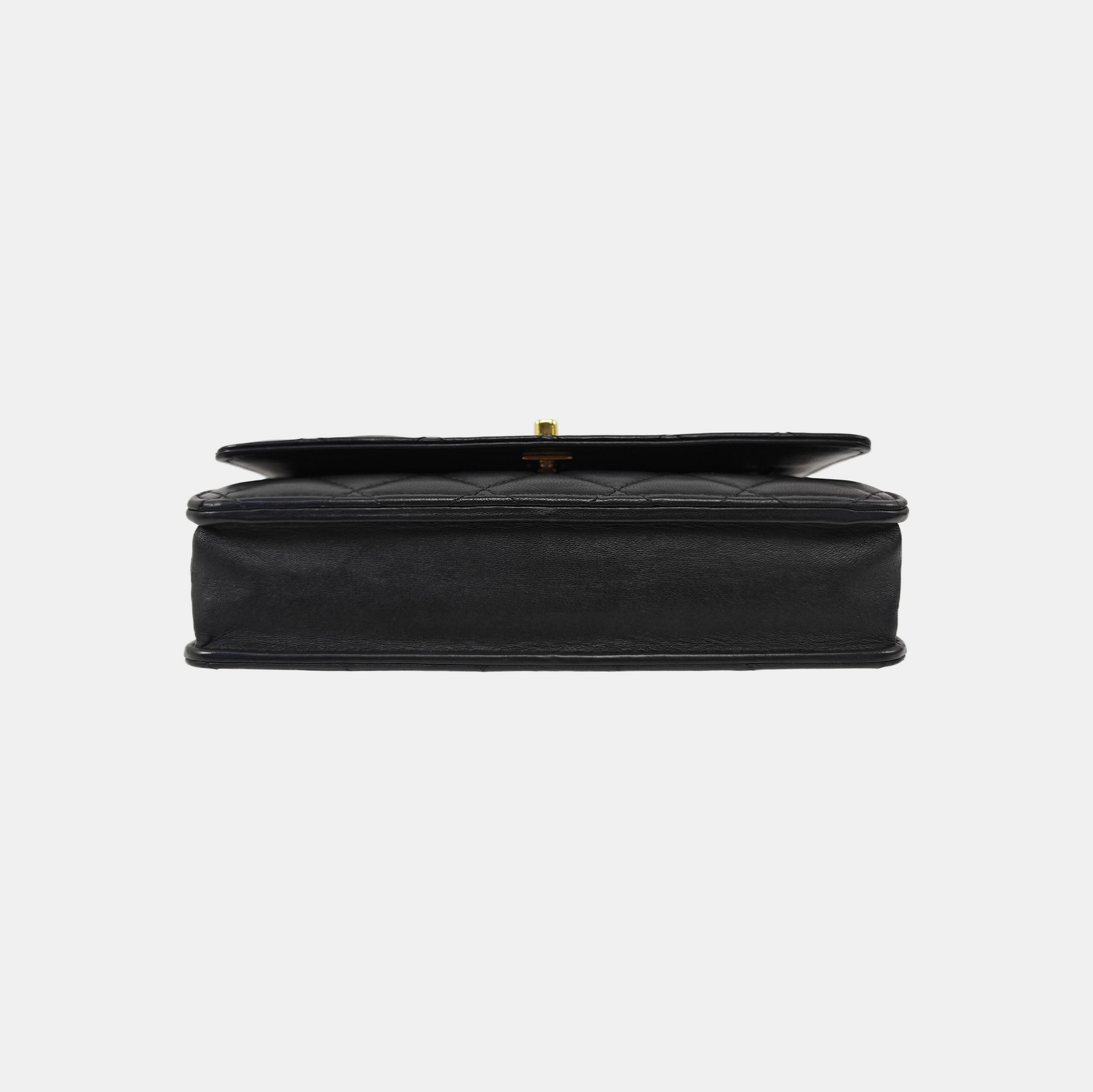 WOC Quilted Lambskin Black