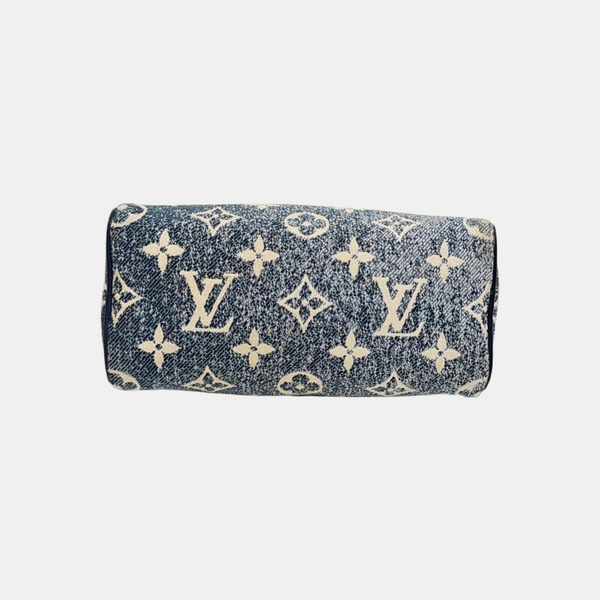 SPEEDY Nano Monogram Denim Blue
