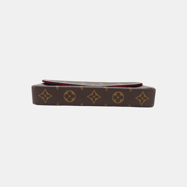 FÉLICIE Monogram Coated Canvas Brown