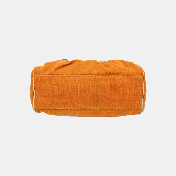 Canvas Top Handle Bag Orange
