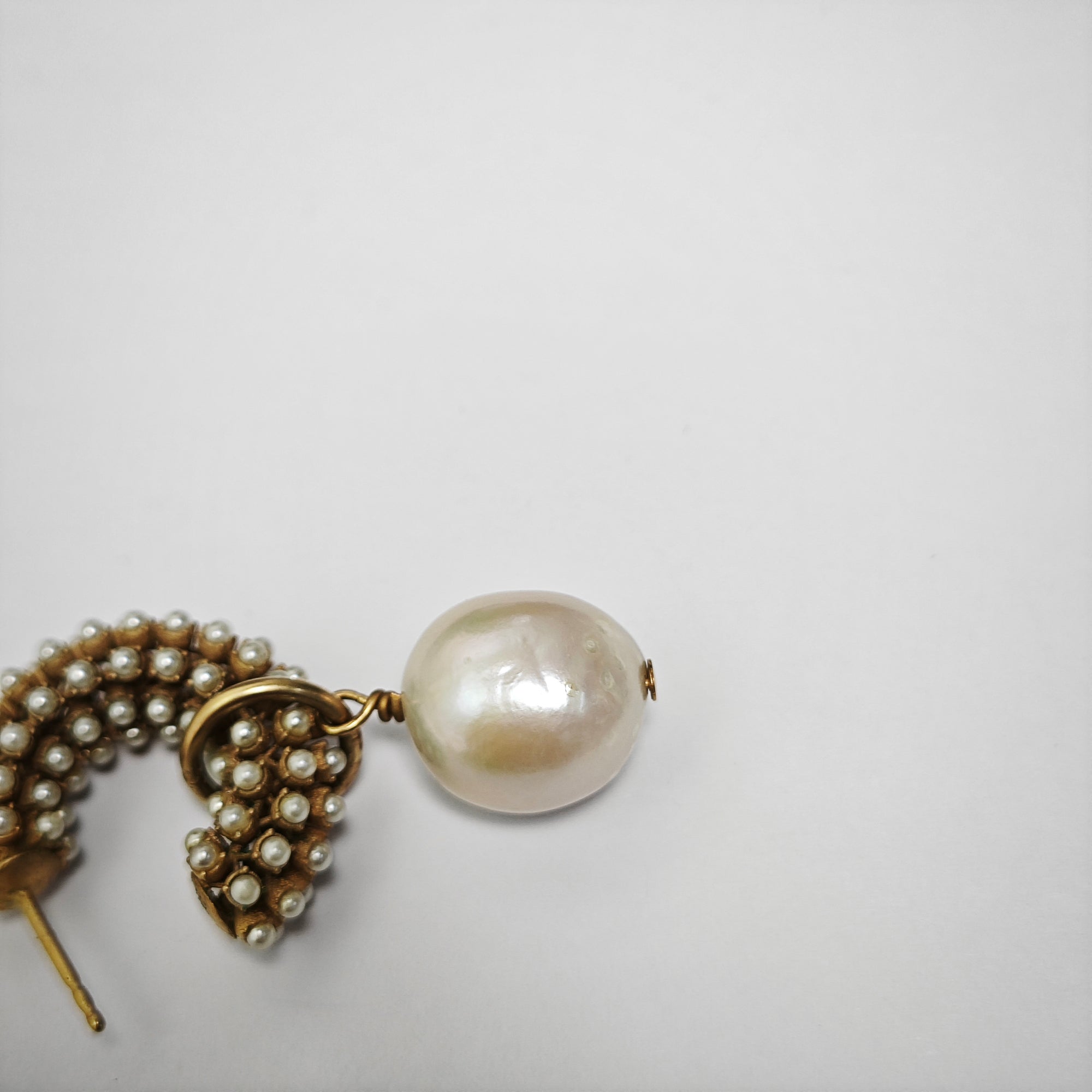 Metal Gold Stud Earrings