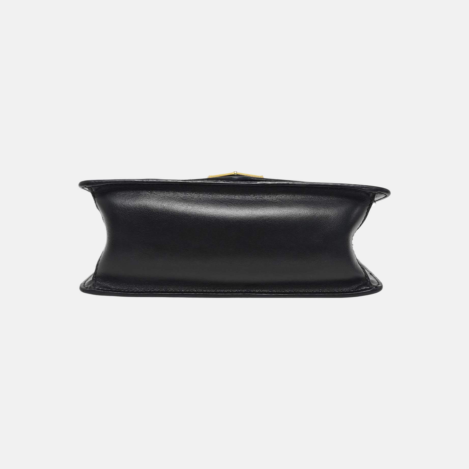 Saffiano Calfskin Shoulder Bag Black