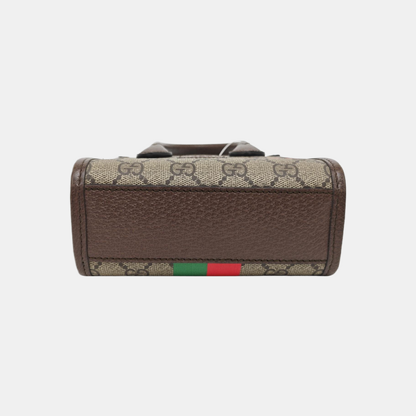 Retro Mini Monogram Coated Canvas Beige