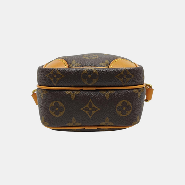 AMAZON Monogram Coated Canvas Brown