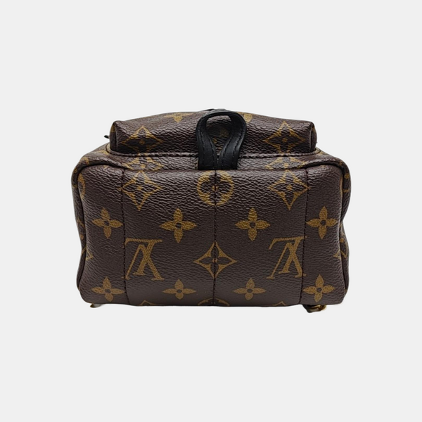 PALM SPRINGS Mini Monogram Coated Canvas Brown