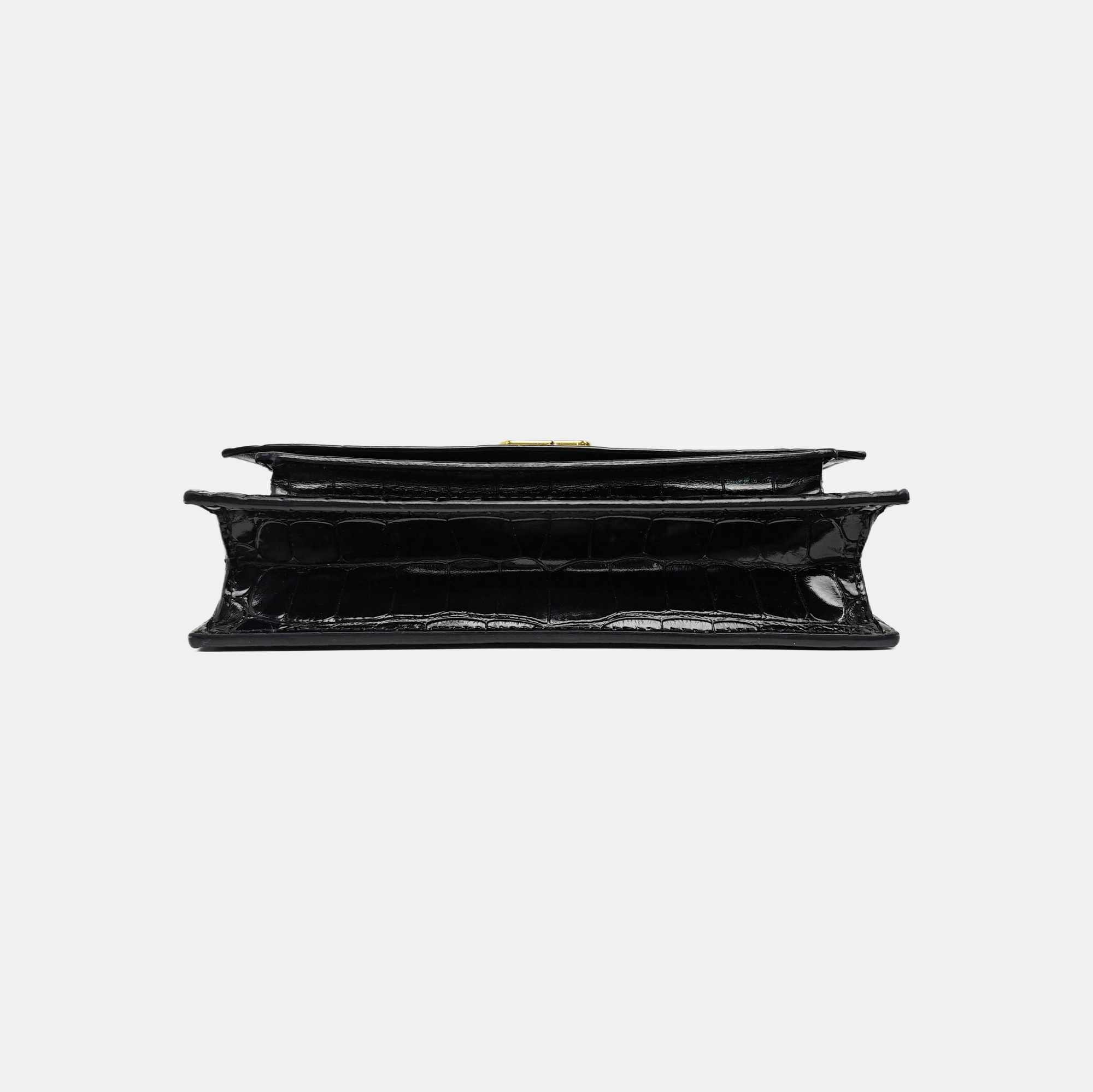 Sharp Calfskin Black