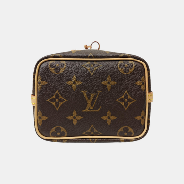 NÉONOÉ Nano Monogram Coated Canvas Brown