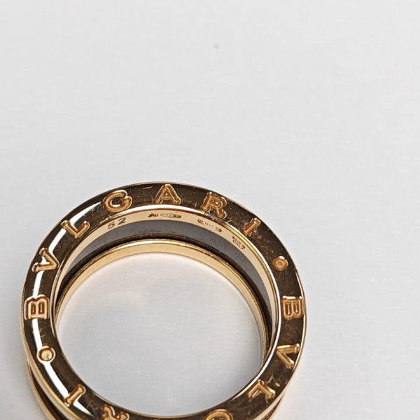 B.ZERO1 18k Rose Gold Ring EU 52