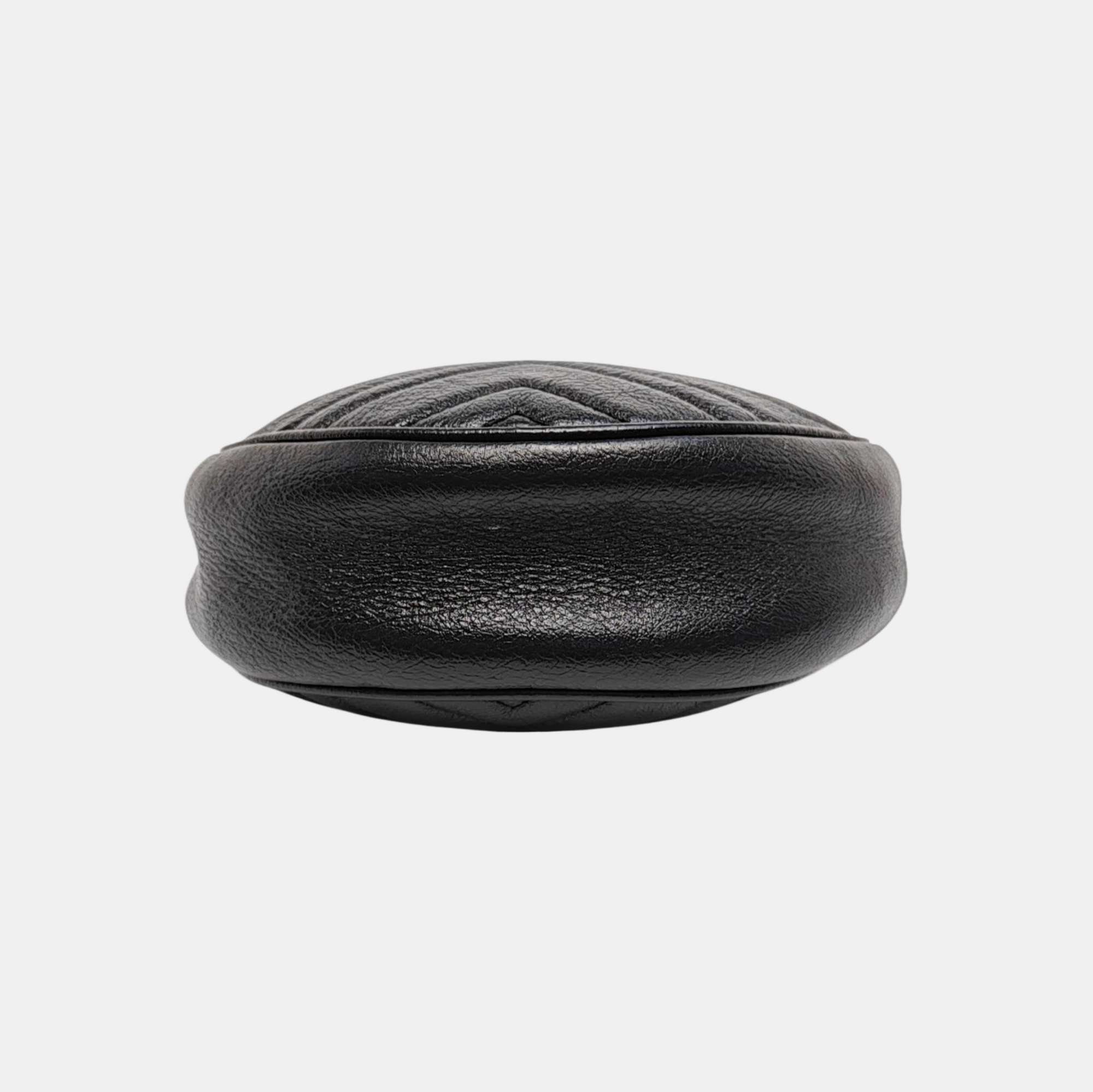 GG Marmont Mini Quilted Calfskin Black