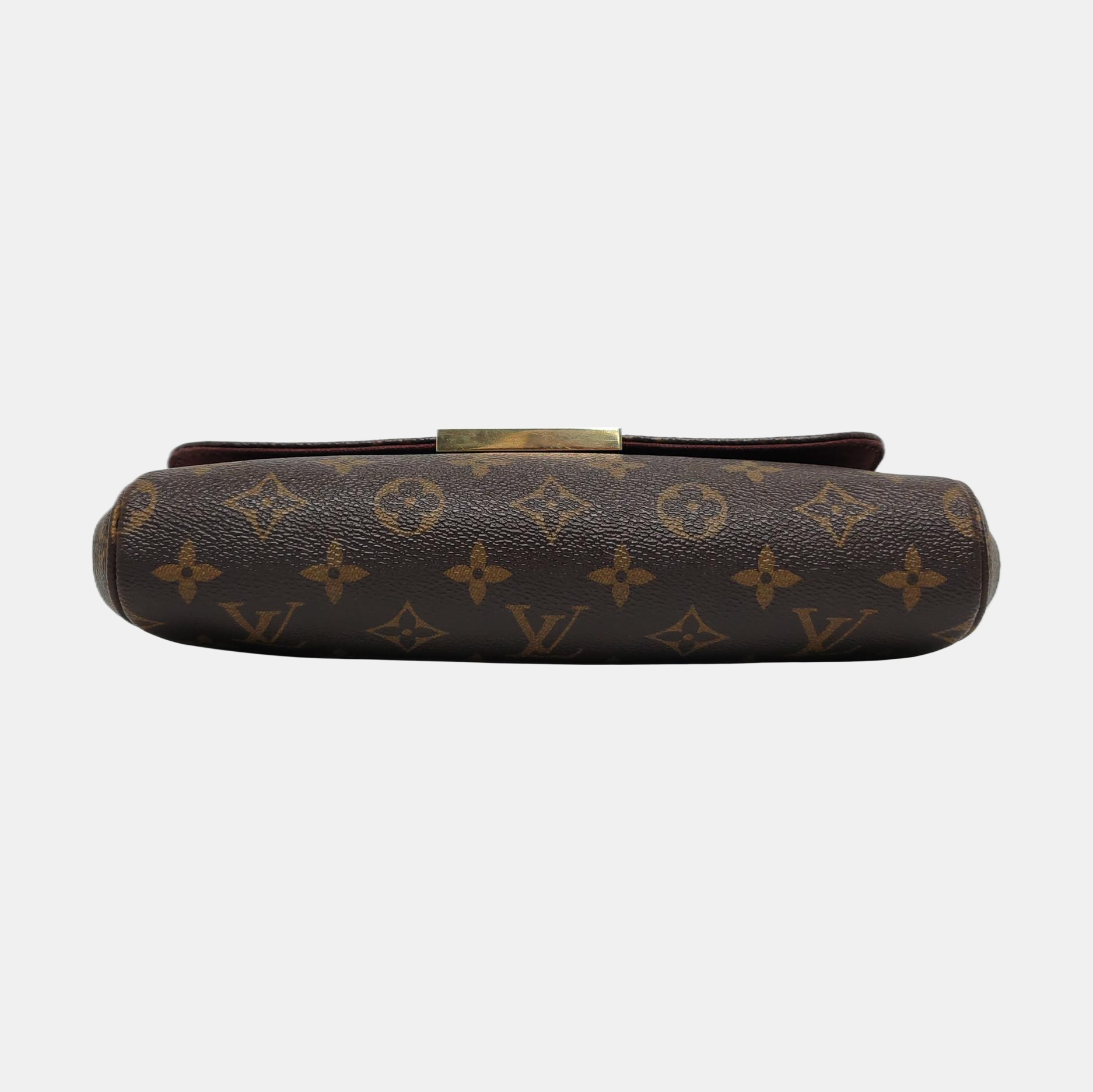 FAVORITE PM Monogram Coated Canvas Brown
