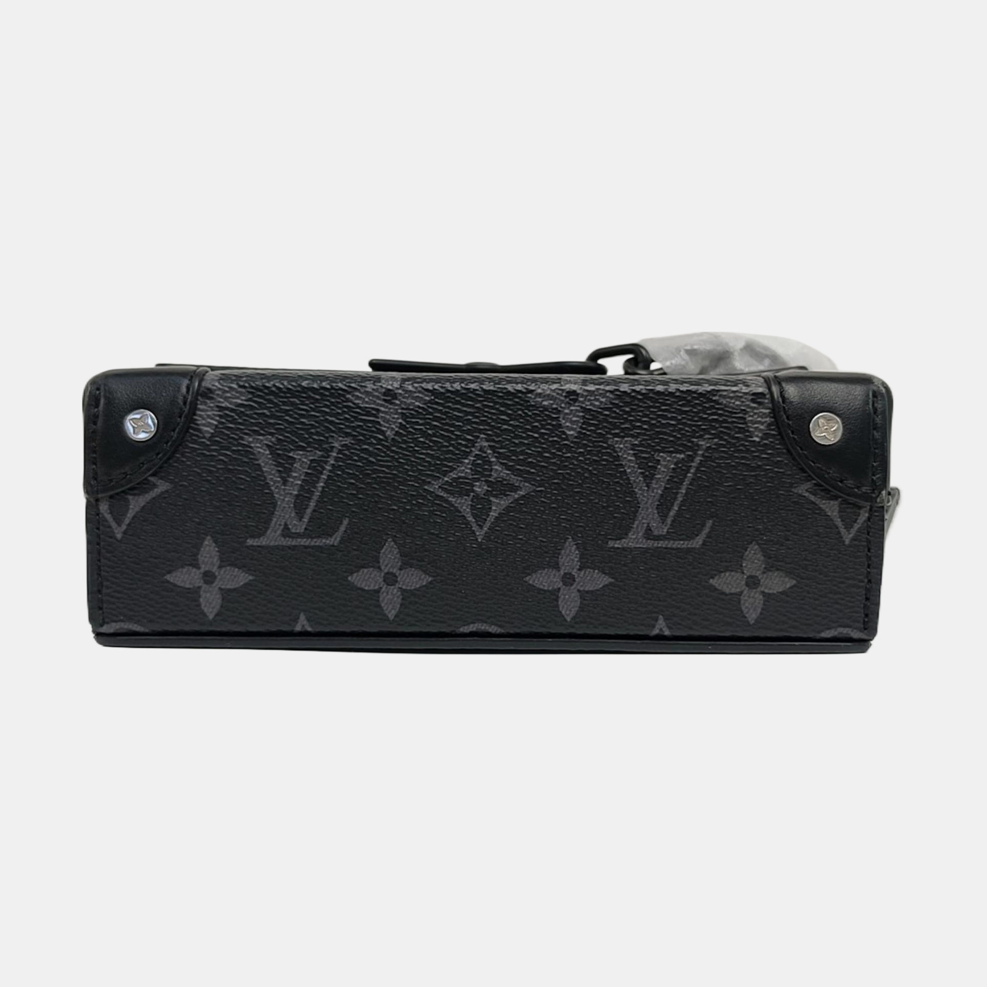 STEAMER Mini Monogram Coated Canvas Black