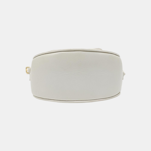 Calfskin Shoulder Bag White
