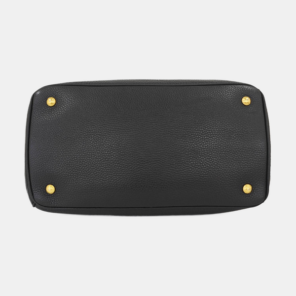 Calfskin Shoulder Bag Black