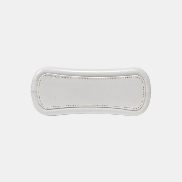 GABRIELLE Becerro Vintage Acolchado Pequeño Blanco